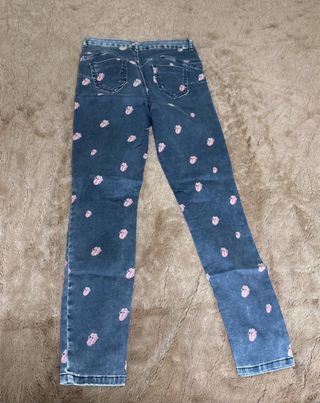 Pantalón pitillo Calzedonia estampado