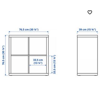 Mueble Kallax 4 cubos