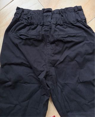 Pantalón cargo negro Bershka