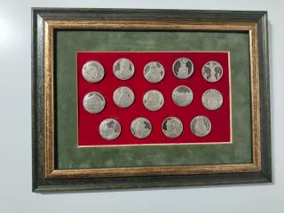 Cuadro Placas Plata Religiosas