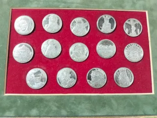 Cuadro Placas Plata Religiosas