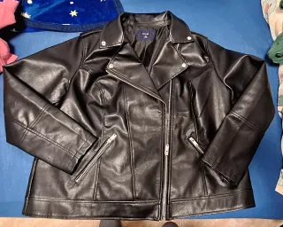 Chaqueta cuero Kiabi Talla XXL