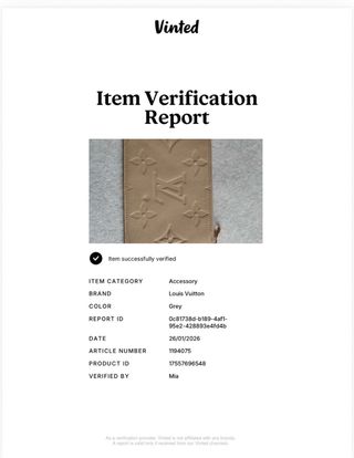 Pochette Louis Vuitton Piel Gris Nuevo