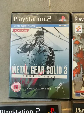 Lote 3 Juegos Metal Gear Solid PS2