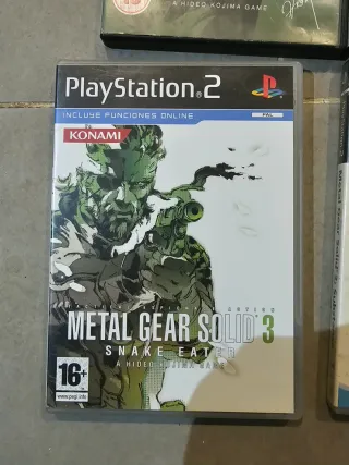 Lote 3 Juegos Metal Gear Solid PS2
