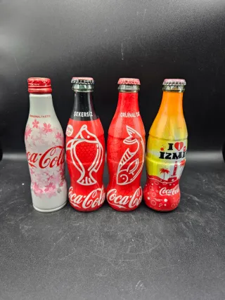 Coca Cola Bottiglie Set 4 Pezzi
