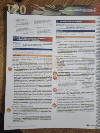 Resumen Temario funcionario de prisiones