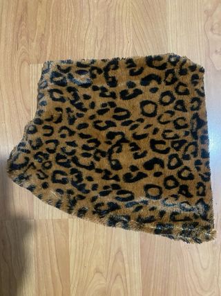 Cuello bufanda estampado leopardo