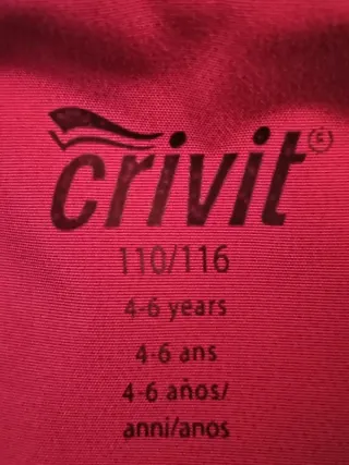 Chaqueta de nieve Crivit rosa