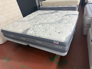 Colchón Flex Nube 180x190 + Base Tapizada