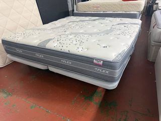 Colchón Flex Nube 180x190 + Base Tapizada