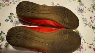 Manoletinas piel rojas Talla 39 Tipo merceditas