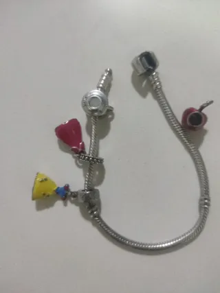 Pulsera Pandora Plata Disney Charms