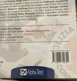 Manuale/Test preparazione concorso vigile urbano