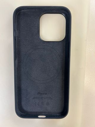 Funda iPhone 13 Pro Negra Silicona MagSafe