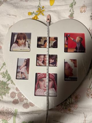 Cornice portafoto a forma di cuore