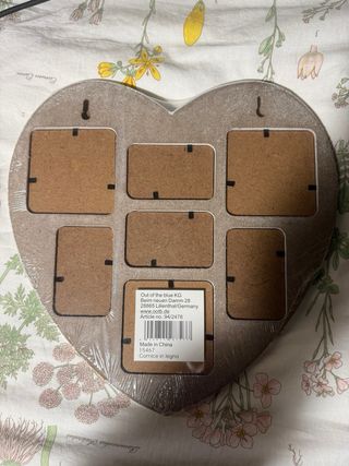 Cornice portafoto a forma di cuore