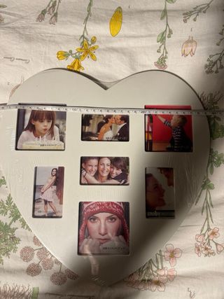 Cornice portafoto a forma di cuore