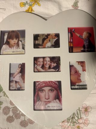 Cornice portafoto a forma di cuore