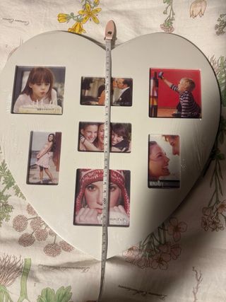 Cornice portafoto a forma di cuore
