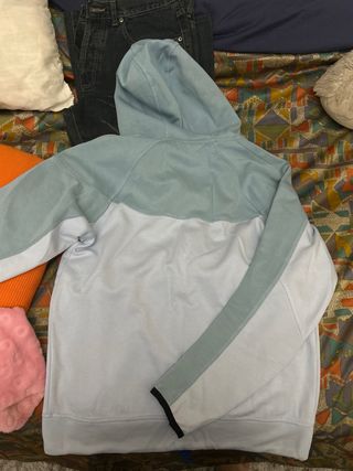 Chaqueta Nike Tech Fleece Azul y Blanca