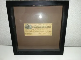 Antiguo pagaré Banco Español de Cuba 1914