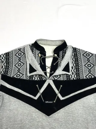 Felpa vintage donna L oversize