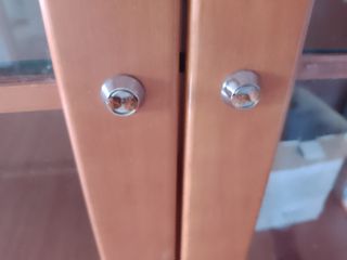 Mueble Vitrina Salón y Estantería Madera