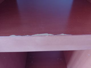 Mueble Vitrina Salón y Estantería Madera