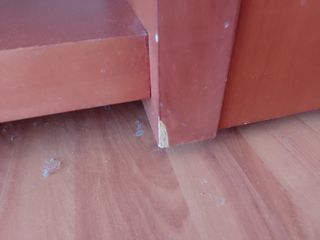 Mueble Vitrina Salón y Estantería Madera