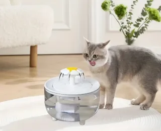 Fuente de agua para gatos