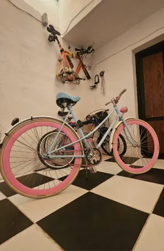 Bicicleta para mujer Azul y Rosa