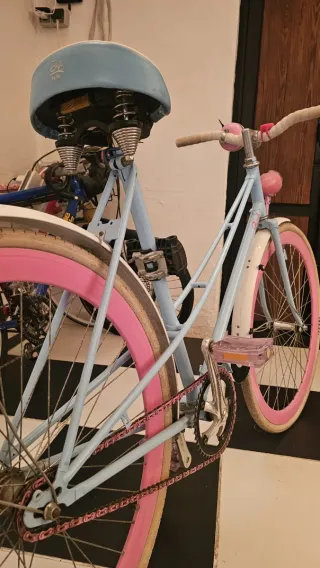 Bicicleta para mujer Azul y Rosa