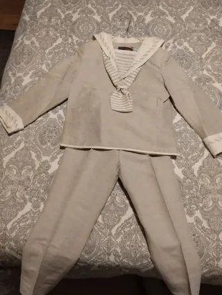 Traje de Comunión Niño Beige