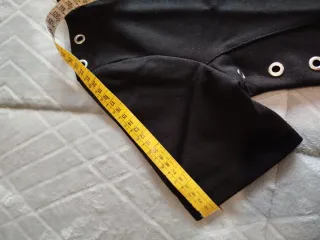 Vestido negro punto largo mujer