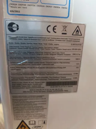 Aire Acondicionado Portátil Equation Blanco
