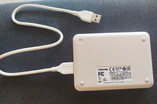 Disco Duro Externo Toshiba 1TB. (Sólo envíos).