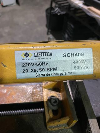 Sierra de cinta Sonne con mesa