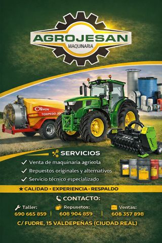 Filtros, aceite, aperos agrícolas, reparaciones