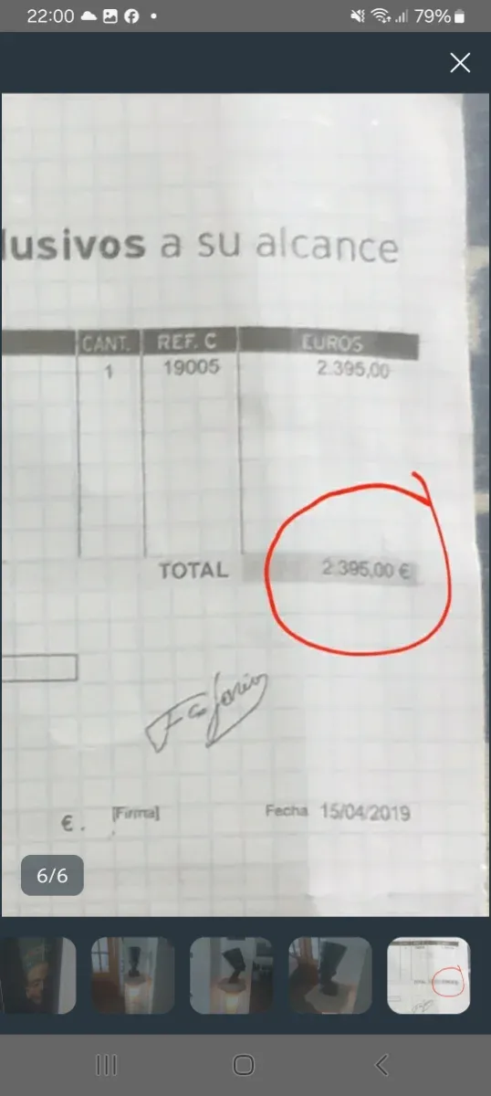 Escultura Nefertiti Bronce