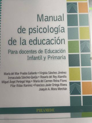 manual de psicologia de la educacion