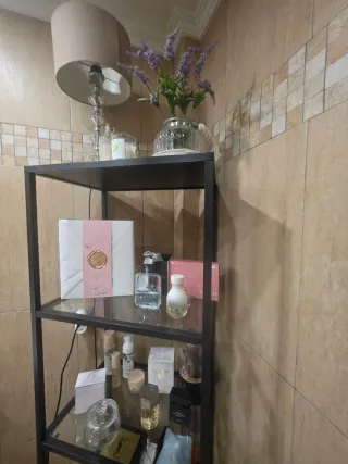 Estantería Metálica y Cristal