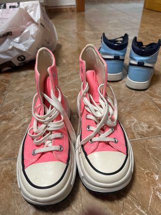 Converse rosas plataforma