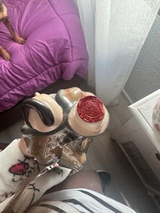 Botella Vodka Porcelana Pintada Mano Karmeliuk