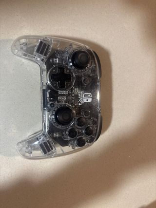 Mando Pro Nintendo Switch Transparente -negociable