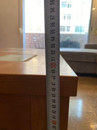 Mesa de centro elevable madera