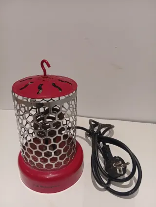 Calefactor Eléctrico Orbegozo Rojo y Plateado