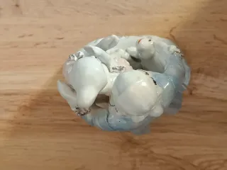 Figura Romántica Porcelana Rococó