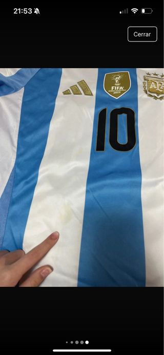 Camiseta Argentina Messi Talla S