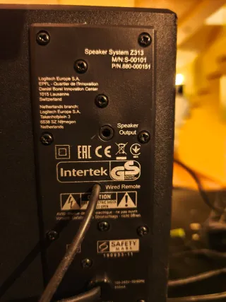 Altavoces Logitech Z313 2.1 Subwoofer 50W